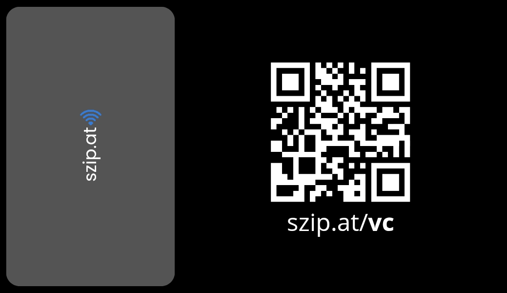 Cartão NFC socialize.zip, verso